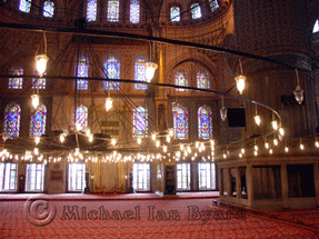 Inside the Blue Mosque
